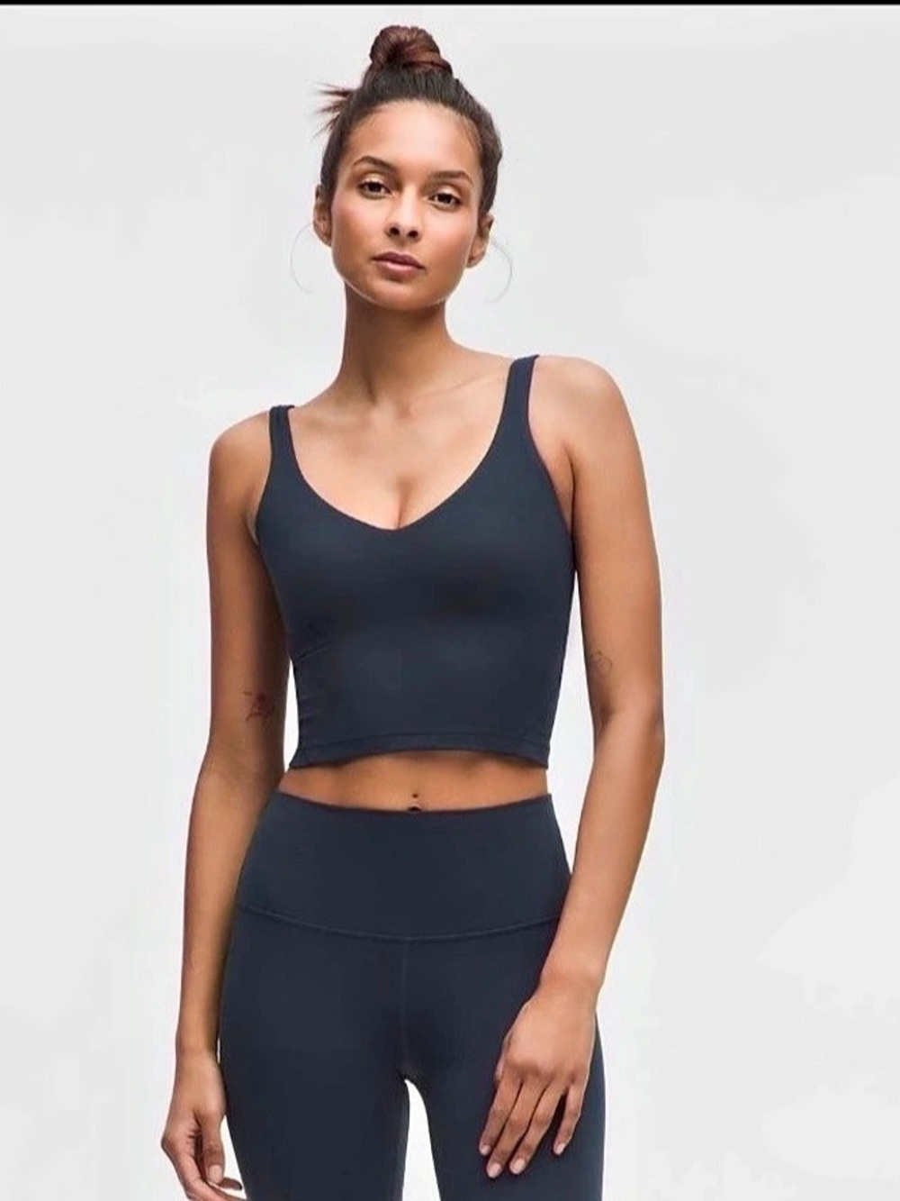 Lululemon Align Tank Top Navy Blue Sports Bra - Size 12 Like New!